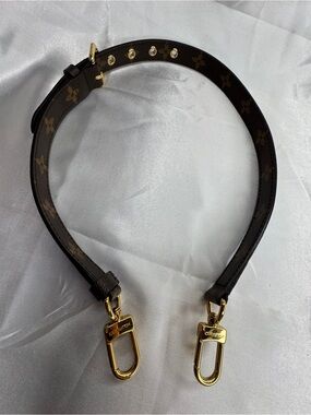 Louis Vuitton Monogram Bandoulière Adjustable Bag Strap with Gold Hardware